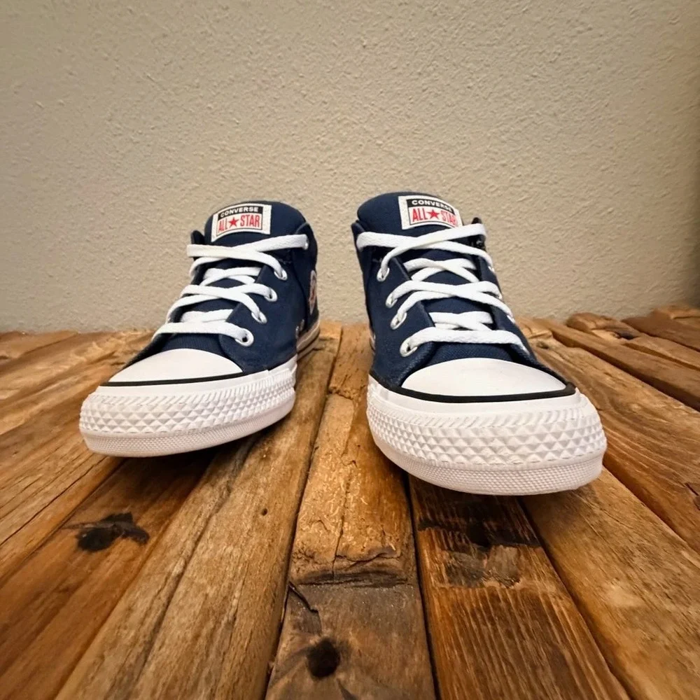 Converse Chuck Taylor All Star Madison Navy Blue Mid Top Sneakers A04785F Kids 5